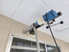 エアコン配管用コアボーリング工事Φ75（一般住宅）
