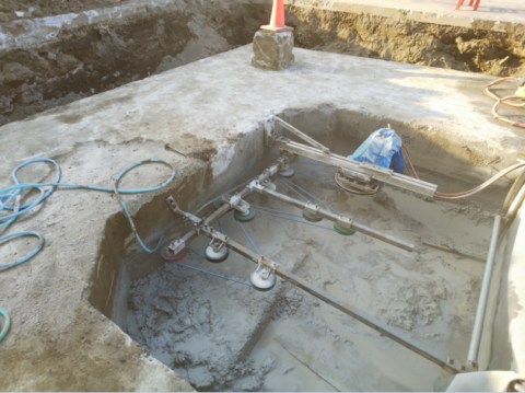 鉄塔基礎解体工事